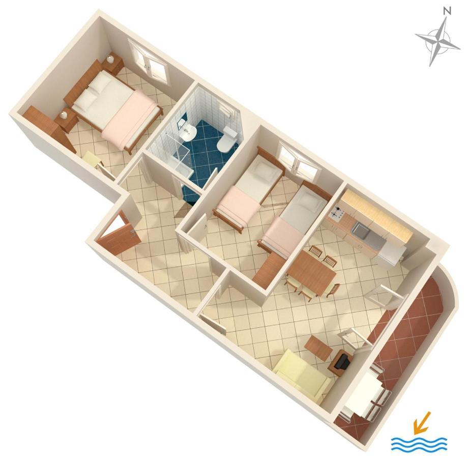Apartments With A Parking Space Seget Vranjica, Trogir - 8507 Экстерьер фото